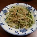 COOK884's cooksnap of when they made ごまたっぷり☆もやしときゅうりのサラダ.
