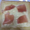 noanoanoan's cooksnap of when they made 生ハムでチーズトースト.