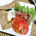 ♡ssgy♡'s cooksnap of when they made そば粉のガレット.