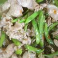 すろーぽーく's cooksnap of when they made 豚肉とインゲンのスイートチリソース炒め.