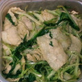 shelly616's cooksnap of when they made 水菜と豚の柚子胡椒☆覚え書き.