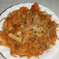 KENERISA's cooksnap of when they made 早い!★千切り野菜のキンピラ風炒め煮★.