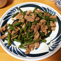 麻婆母神's cooksnap of when they made 豚肉といんげんの生姜炒め.