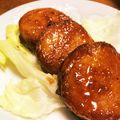 如月＊'s cooksnap of when they made 甘辛ガーリックバター醤油☆いも餅♪.