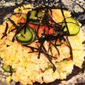 ♡Fuwari♡'s cooksnap of when they made 鮭のサラダ寿司☆.