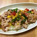 ネロ夫's cooksnap of when they made ✿トマトと豚肉のビタミン丼✿.