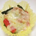 ayaakari's cooksnap of when they made お弁当に☆ほうれん草とかにかまチーズ.
