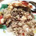 セグちゃん's cooksnap of when they made 我が家のあっさり挽肉入り和風オムライス♬.