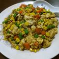 パグ桃's cooksnap of when they made カレー風味の炒り豆腐.