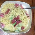 たーにゃっち's cooksnap of when they made 冷製☆クリームパスタ.