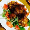 しだ姐's cooksnap of when they made フライパンで簡単ジャンクなピリ辛手羽元☆.