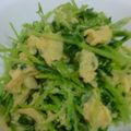 ギバ肉's cooksnap of when they made 豆苗のスクランブルエッグ.