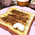 YUKIKI☆'s cooksnap of when they made 朝食に！喫茶店のシナモントースト.