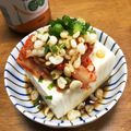 YUKIKI☆'s cooksnap of when they made 簡単料理☆めんつゆでキムチやっこ.