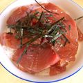 ステルトミチル's cooksnap of when they made かつおのヅケ丼.