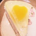 emicado's cooksnap of when they made ゼリーでcuteに♡桃のムースケーキ.