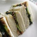 京ん家's cooksnap of when they made ♣　サンマ缶と大葉の和風サンドイッチ　♣.
