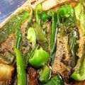 団子4兄弟's cooksnap of when they made めんつゆdeナスとピーマン☆焼きびたし.