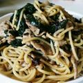 アンダーギー's cooksnap of when they made かんたん！豚しそサッパリパスタ.