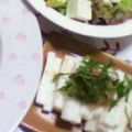 haricho's cooksnap of when they made 長芋としその梅ドレッシングサラダ.