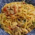 パクパク☆☆☆'s cooksnap of when they made 鶏肉とミニトマトのクリームパスタ。.