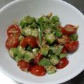 ナーちゃん's cooksnap of when they made さぱっりトマトとオクラのおかかポン酢和え.