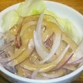 ３人の父's cooksnap of when they made 簡単！旬の物 紫玉ねぎでオニオンスライス.