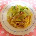 舞花ちゃん☆'s cooksnap of when they made レタスの塩レモン焼きそば☆.
