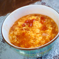 Mrシモブクレ's cooksnap of when they made トマトとたまごのスープ.