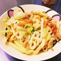 瀬希☆'s cooksnap of when they made 簡単！冷凍うどんでもっちり焼きうどん★.