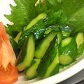 抹茶みるく＠信州's cooksnap of when they made 美味しい・簡単☆きゅうり.