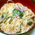 独楽嵐's cooksnap of when they made とろ〜り♡ほうれん草のクリームパスタ.
