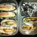 suiyyy's cooksnap of when they made ネギとなめ茸の玄米おにぎらず.