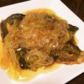 rinsworld's cooksnap of when they made カレイの竜田揚げ　たっぷり葱あんかけ.