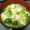 ヨシヨッシー's cooksnap of when they made 卵とほうれん草の栄養満点スープ.