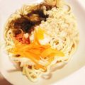 なか！！'s cooksnap of when they made とろろ昆布と天かす月見うどん.