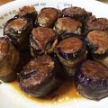 さちあmama's cooksnap of when they made 茄子のくるくる焼き.