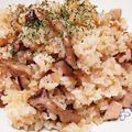 たんたんもどき's cooksnap of when they made きのこの炒めピラフ♪コンソメバター醤油☆.