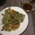 とみー＆ぱんちゃん's cooksnap of when they made もっちもちニラチヂミ.
