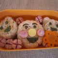 ナチクマ's cooksnap of when they made キャラ弁・アンパンマンとこむすびまん♪.