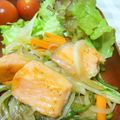 ☆優緋's cooksnap of when they made 野菜たっぷり！鮭の南蛮漬け.