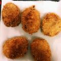 ややしま's cooksnap of when they made 肉じゃがリメイク♡肉じゃがコロッケ.