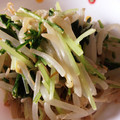 ☆SNOOPYさん☆'s cooksnap of when they made ∮もやしと水菜✰わさびマヨ✰彡サラダ∮.