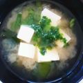 taako1552's cooksnap of when they made 一番早い! 豆腐とワカメの味噌汁.