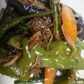 サインはチョキ's cooksnap of when they made なす＊モロッコいんげん＊ピーマン甘辛炒め.