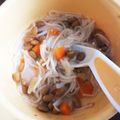 くうた、's cooksnap of when they made 離乳食中期＊とろとろ納豆そうめん.
