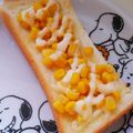 taako1552's cooksnap of when they made 朝食に♡パパッとマヨコーントースト♪.
