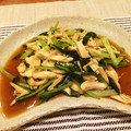 クックEDWBR5☆'s cooksnap of when they made 鳥ササミと小松菜の炒め物.