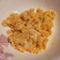 juillet27's cooksnap of when they made 残った漬物キムチの汁でスクランブルエッグ.