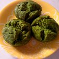 kimrider's cooksnap of when they made シンプルな材料で☆抹茶蒸しパン.